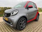 smart fortwo cabrio EQ comf. plus - 11.000 km - Leer - Nieuw, Auto's, Automaat, Achterwielaandrijving, Zwart, Cabriolet
