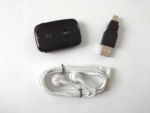 Lecteur mp3 Creative Zen Stone + écouteurs & adapateur USB, Audio, Tv en Foto, Mp3-spelers | Overige merken, Gebruikt, Minder dan 2 GB