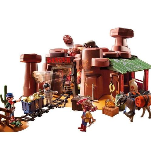 Playmobil 5246 Western goudmijn, ZGAN, 100% compleet!, Kinderen en Baby's, Speelgoed | Playmobil, Zo goed als nieuw, Complete set