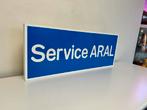Service ARAL oud reclamebord, Verzamelen, Reclamebord, Gebruikt, Ophalen of Verzenden