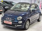 Fiat 500C 0.9i BOITE Auto Sensors Cruise Gps Blue Clim Cuir, Auto's, Automaat, Gebruikt, Cabriolet, 62 kW