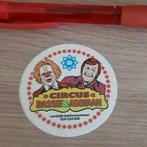 Mini vintage sticker Circus clown Bassie en Adriaan Tros NL, Comme neuf, Cinéma, Télévision ou Audiovisuel, Enlèvement ou Envoi
