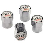 Bouchons de valve en métal Audi voiture - Blanc, Autos : Divers, Tuning & Styling, Enlèvement ou Envoi