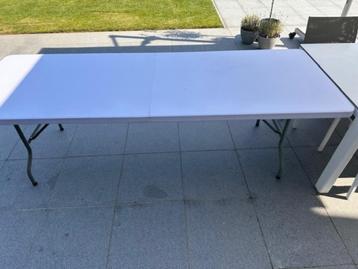 Table pliable blanche (neuve)