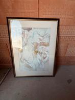Mooie kader met tekening, Huis en Inrichting, Woonaccessoires | Lijsten, Ophalen, Zo goed als nieuw