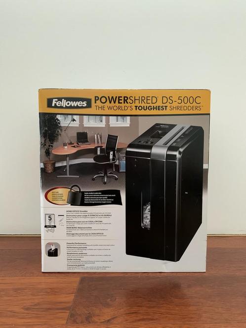 NIEUW > FELLOWES DS-500C Papier-/documentversnipperaar, Diversen, Bureau-accessoires, Nieuw, Ophalen of Verzenden