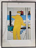 Gele man met karretje' (1952) , Roger Raveel,  gesigneerd in, Enlèvement ou Envoi