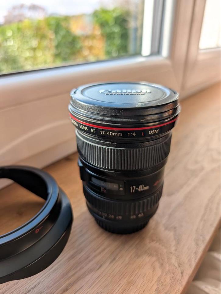 Canon EF 17-40 mm 1:4 L USM, Audio, Tv en Foto, Foto | Lenzen en Objectieven