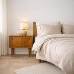 Prachtige set vintage nachtkastjes, Enlèvement ou Envoi, Utilisé, Bois, 45 à 65 cm