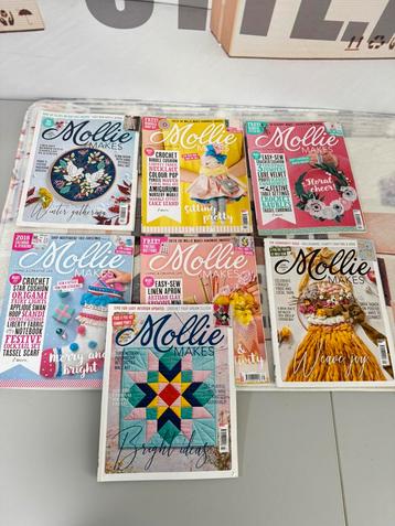7x Mollie Makes tijdschrift tijdschriften breien haken enz beschikbaar voor biedingen