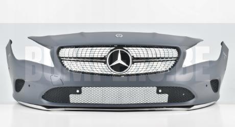 Bumper MERCEDES CLA 117 W117 REGULAR FACELIFT Voorbumper 038, Auto-onderdelen, Carrosserie, Bumper, Voor, Gebruikt, 6 maanden garantie
