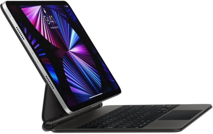 Apple Magic Keyboard A2480 voor iPad Pro 12.9" (Zwart), Computers en Software, Tablet-hoezen, Zo goed als nieuw, Bescherming voor- en achterkant