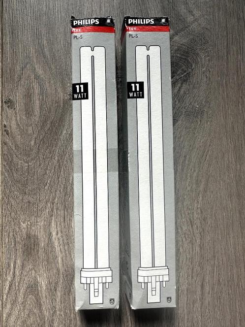 2 nieuwe PHILIPS 11 watt UV-C PLS/G23 waterlampen - 20€, Tuin en Terras, Vijver-toebehoren, Ophalen of Verzenden
