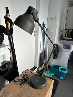 Grijze bureaulamp Ikea