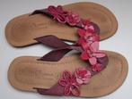 lederen slippers maat 34 – leder, Overige typen, Zo goed als nieuw, Verzenden, Meisje