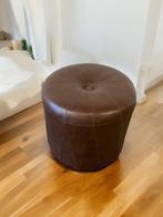 vintage bruine  poef seventies, Huis en Inrichting, Zetels | Voetbanken en poefs, Ophalen of Verzenden