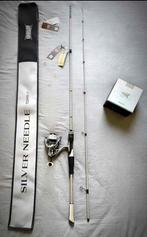 Kingdom hengel 213 cm + Spartacus 2500 haspel + vlechtwerk, Ophalen of Verzenden, Nieuw, Complete set