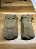 WWII - british "POUTCHES" pour ceinturon pour les chargeurs, Verzenden, Overige soorten, Overige typen