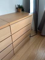 MALM 4 drawers wooden colour, Ophalen, Zo goed als nieuw