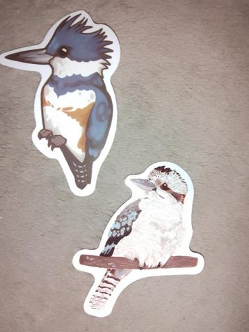 Stickers ijsvogel 