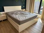 Ikea 2 persoonsbed 160 x 200, Huis en Inrichting, Slaapkamer | Bedden, Ophalen, Verstelbaar, Wit, Tweepersoons