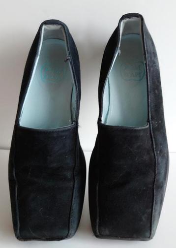 Zwarte lederen schoenen voor meisje, mt : 29