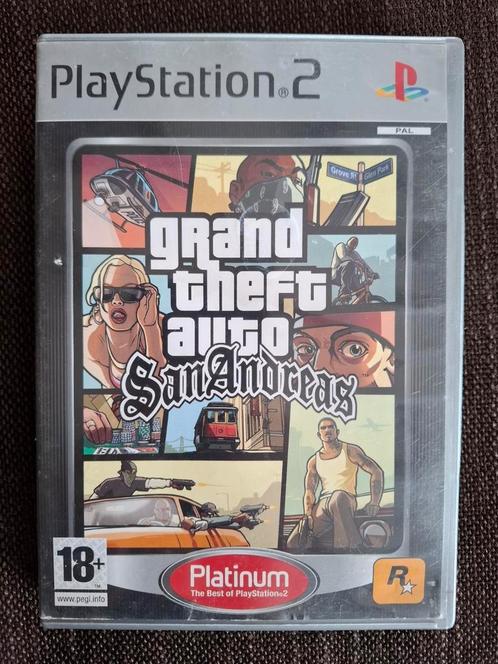 PS2 Grand Theft Auto San Andreas (compleet), Games en Spelcomputers, Games | Sony PlayStation 2, Zo goed als nieuw, Ophalen of Verzenden