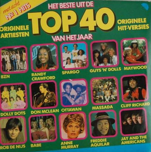Le meilleur du Top 40 de l'année - 2 x Lp, CD & DVD, Vinyles | Pop, Utilisé, 1980 à 2000, 12 pouces, Enlèvement ou Envoi