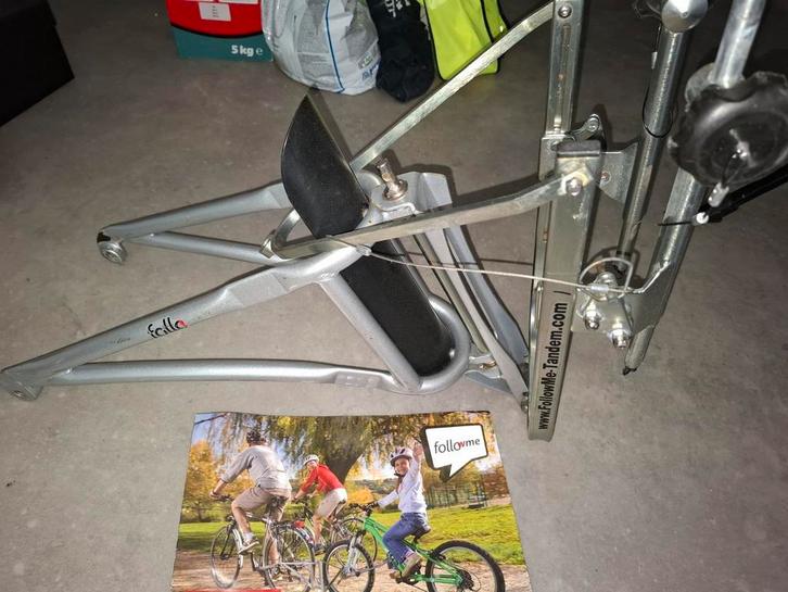 Follow me fietstandem, Fietsen en Brommers, Fietsaccessoires | Aanhangwagens en Karren, Gebruikt, Ophalen of Verzenden