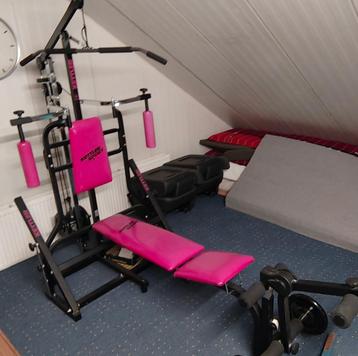 8 verschillende fitnessapparaten beschikbaar voor biedingen