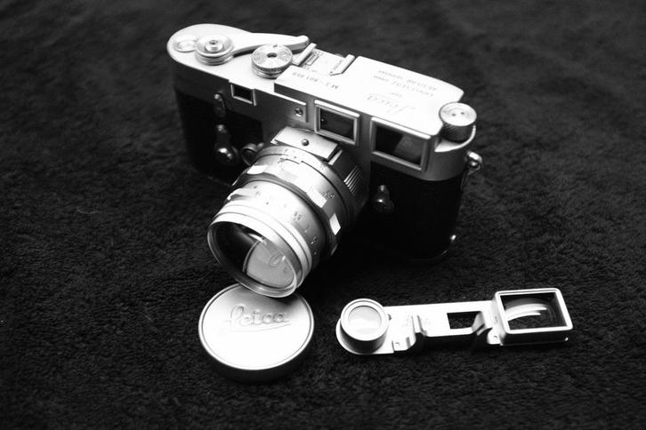 1955 Leica M3 plus summicron DR, Audio, Tv en Foto, Fotocamera's Analoog, Leica, Ophalen of Verzenden