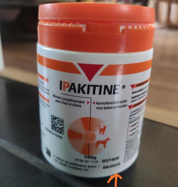 poudre ipakitine chat/chien, Dieren en Toebehoren, Dierenvoeding, Kat, Ophalen