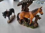 lot statue cheval décoration, Ophalen, Zo goed als nieuw