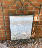 Miroir patiné - en fer forgé, Maison & Meubles, Accessoires pour la Maison | Miroirs, Enlèvement, Utilisé, Rectangulaire, 100 à 150 cm