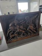 Houtsnijwerk reliëf artemis, Antiek en Kunst, Kunst | Beelden en Houtsnijwerken, Ophalen of Verzenden