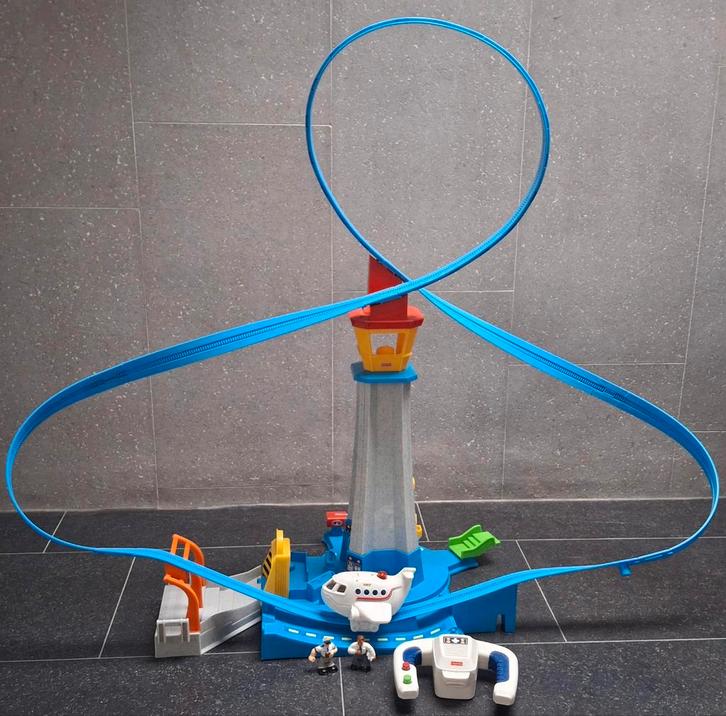 Fisher Price GeoTrax vliegtuigbaan, Kinderen en Baby's, Speelgoed | Fisher-Price, Met geluid, Ophalen of Verzenden