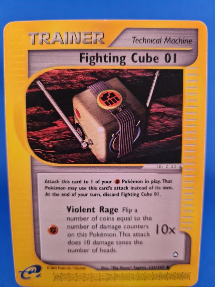 Fighting Cube 01 121/147 - Aquapolis, Hobby en Vrije tijd, Verzamelkaartspellen | Pokémon, Gebruikt, Verzenden