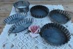 Nog 3 Franse brocante ronde bakvormpjes, Ophalen of Verzenden
