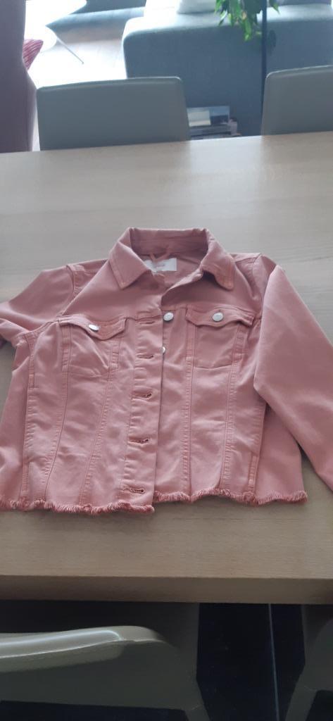 jeansvestje maat 36 oud roze, Kleding | Dames, Jassen | Zomer, Zo goed als nieuw, Maat 36 (S), Roze, Ophalen of Verzenden