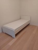 Bedframe: askvoll/ Matras: Afjall/ Lattebodem: Luroy, Huis en Inrichting, 90 cm, Eenpersoons, Wit, Nieuw