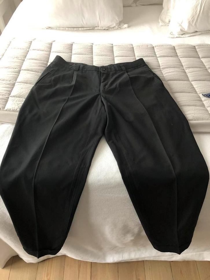 HEREN BROEK ZWART S OLIVER 52 WIJD MIDEL, Kleding | Heren, Broeken en Pantalons, Maat 52/54 (L), Zwart, Ophalen of Verzenden