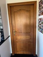 9 massieve eiken binnendeuren, Doe-het-zelf en Bouw, Deuren en Vliegenramen, Ophalen, Gebruikt, 80 tot 100 cm, Binnendeur