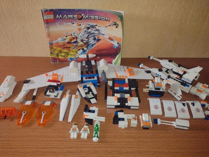 lego Mars mission 7644 MX-81 Hypersonic Operations Aircraft, Kinderen en Baby's, Speelgoed | Duplo en Lego, Gebruikt, Lego, Losse stenen