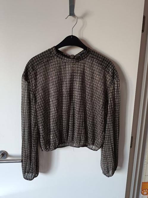 See through blouse van Zara, Kleding | Dames, Blouses en Tunieken, Zo goed als nieuw, Maat 38/40 (M), Ophalen of Verzenden