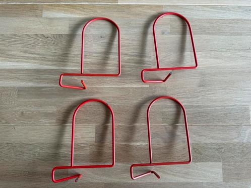 Ikea Flit - 4x boekensteun - Rood - Vintage, Huis en Inrichting, Woonaccessoires | Wandplanken en Boekenplanken, Gebruikt, Ophalen of Verzenden