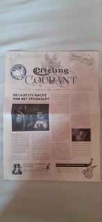 Efteling Spookslot courant, Boeken, Tijdschriften en Kranten, Nieuw, Krant, Ophalen of Verzenden