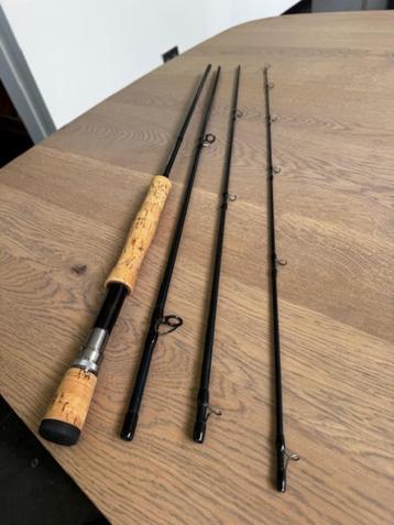 Canne à pêche à la mouche Global Fly Fisherman #9 4 pièces 9, Enlèvement ou Envoi, Comme neuf, Canne à lancer