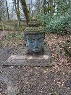 Te koop: Grote Boeddha hoofd – lichte decoratie, Enlèvement, Comme neuf, Autres matériaux, Intérieur