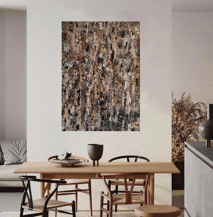 Life goes on, Antiek en Kunst, Kunst | Schilderijen | Abstract, Ophalen