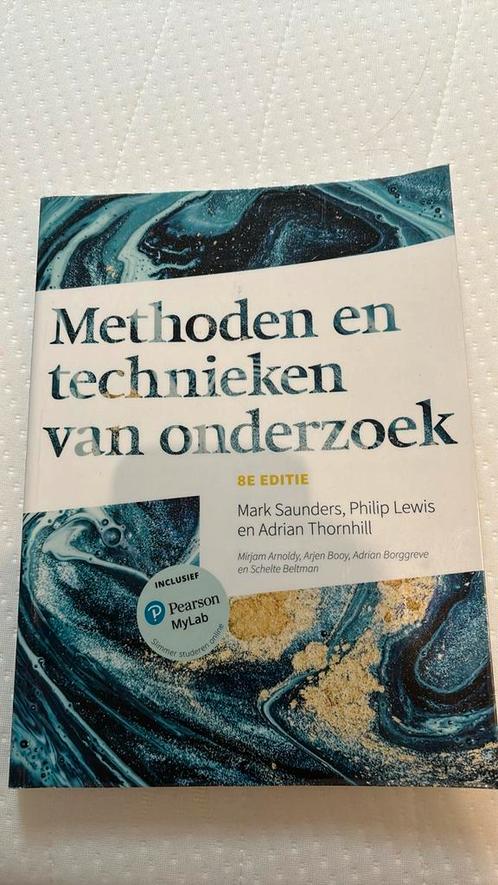 Mark Saunders - Methoden en technieken van onderzoek, Livres, Livres scolaires, Comme neuf, Néerlandais, Enlèvement ou Envoi